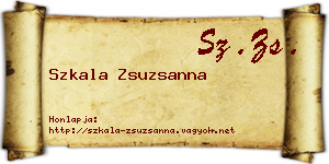 Szkala Zsuzsanna névjegykártya